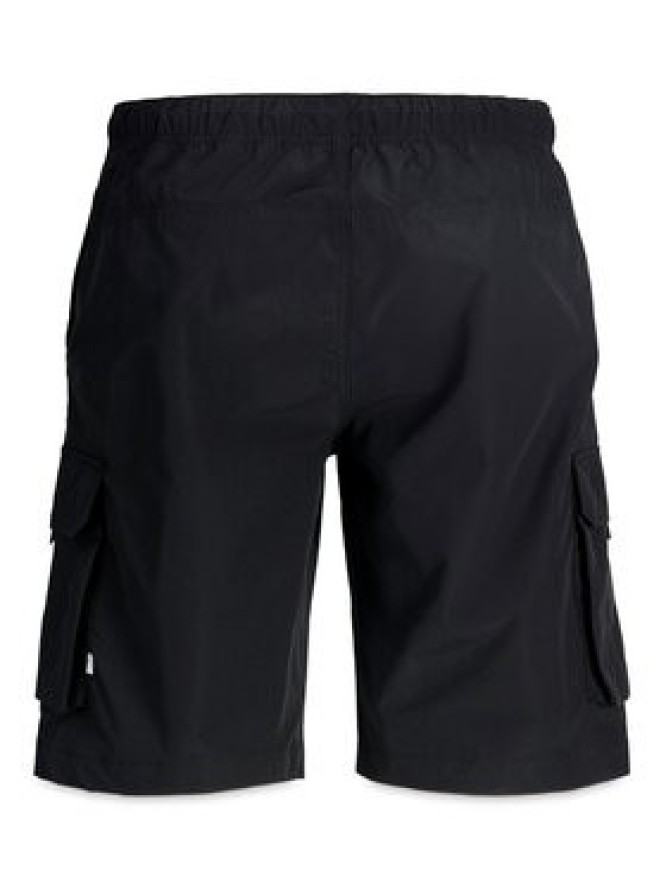 Jack & Jones Szorty materiałowe Cole Ivan 12288611 Czarny Regular Fit
