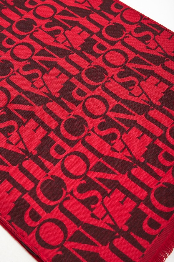 Szalik męski z logo Lex JOOP! JEANS