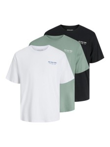 Jack & Jones Komplet t-shirtów Ninety 12288312 Kolorowy Relaxed Fit