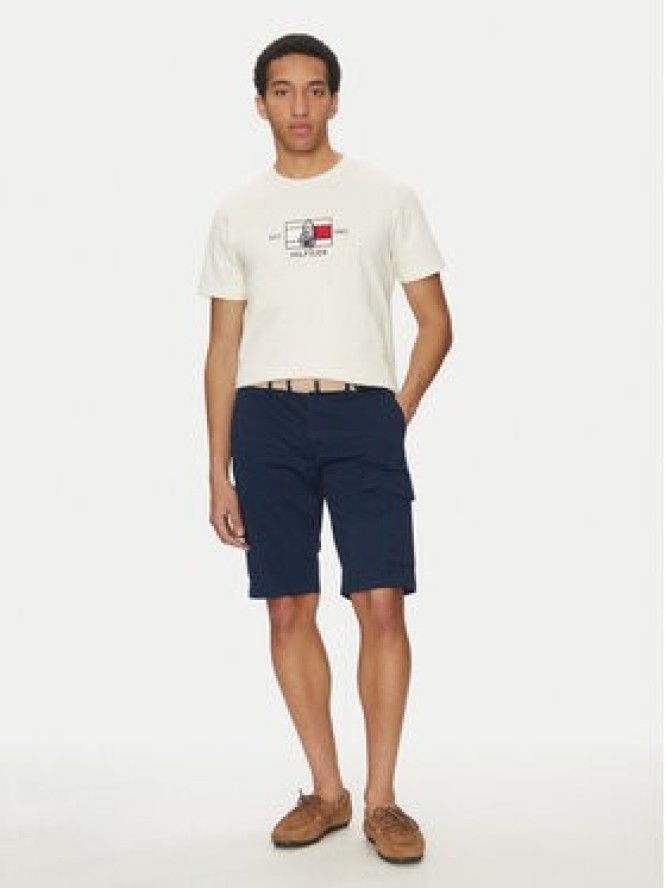 Tommy Hilfiger T-Shirt Sailing MW0MW38628 Écru Regular Fit