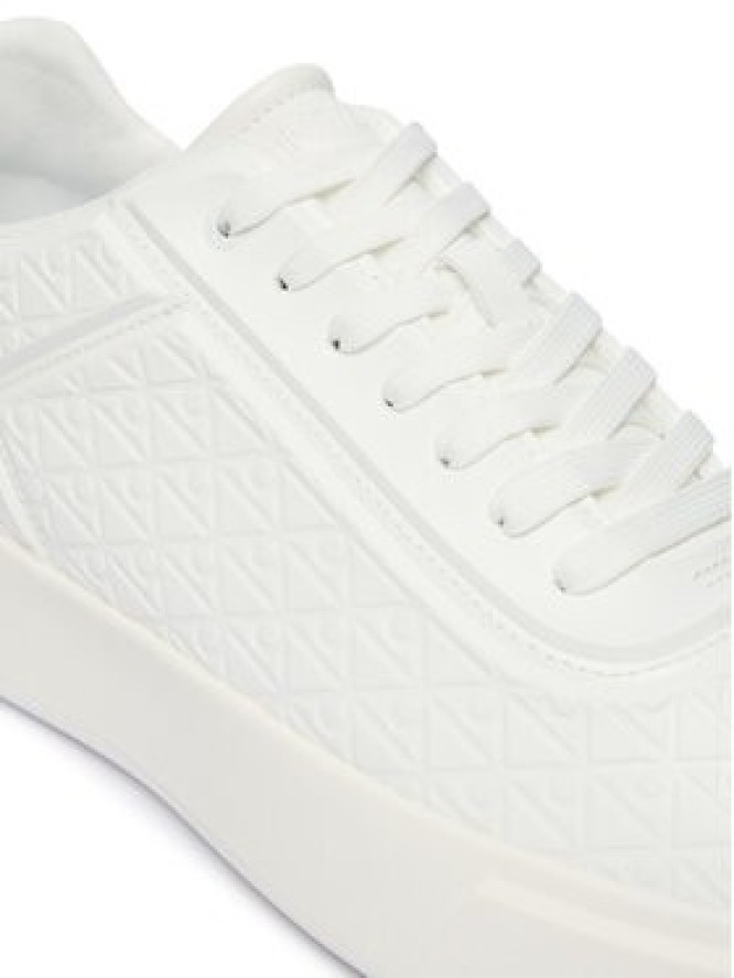 Calvin Klein Sneakersy Beasket Cup Oxf Lup Hf Aop Lth HM0HM02132 Biały