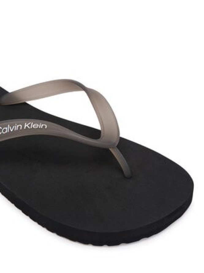 Calvin Klein Japonki Beach Thong Slide HM0HM02105 Czarny