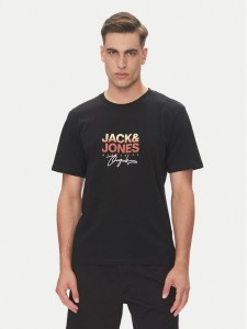 Jack & Jones T-Shirt Canggu 12281809 Czarny Regular Fit