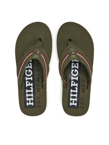 Tommy Hilfiger Japonki Corporate Hilfiger Beach FM0FM05436 Czerwony
