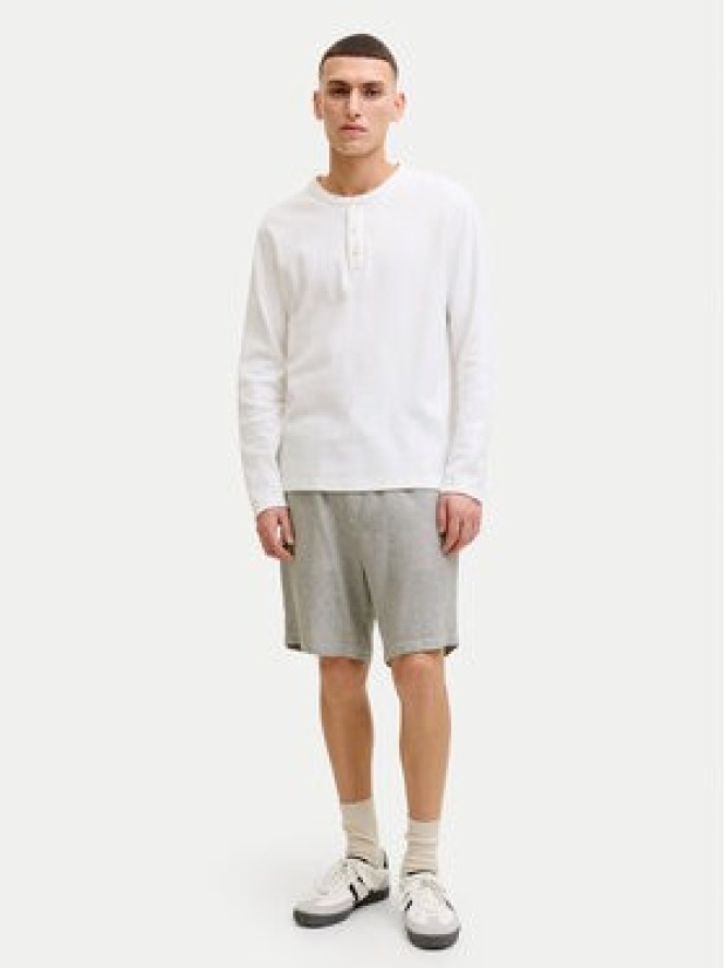 Jack & Jones Szorty materiałowe Ace Mykonos 12269376 Écru Regular Fit