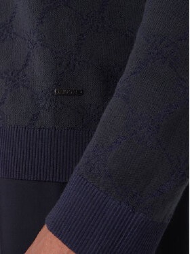 JOOP! Sweter 13Ravorono 10100436 30102137 Granatowy Regular Fit