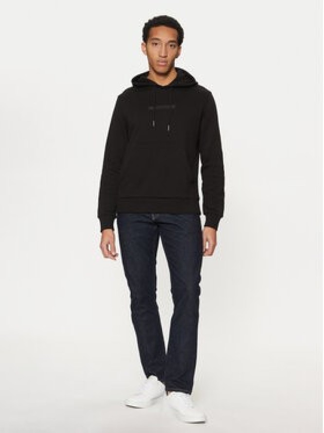 Calvin Klein Bluza Embroidered Logo K10K113564 Czarny Regular Fit