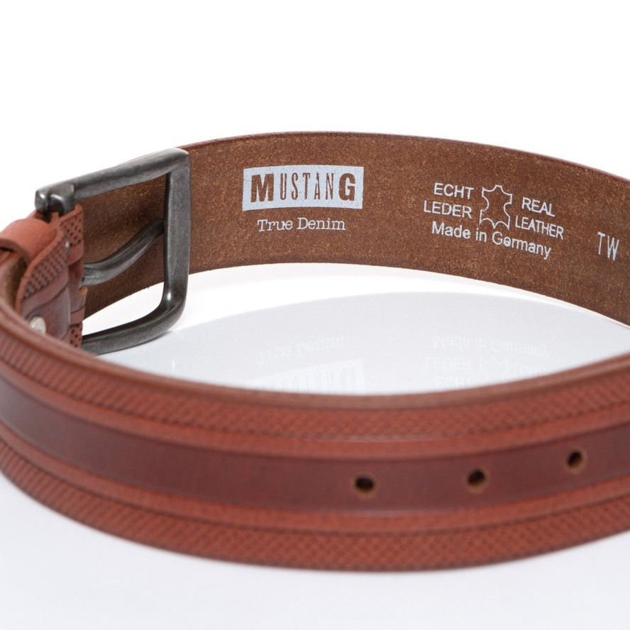 MUSTANG PASEK SKÓRZANY SOPO-MUS143 645 40mm Ledergürtel (RO39-2918A)