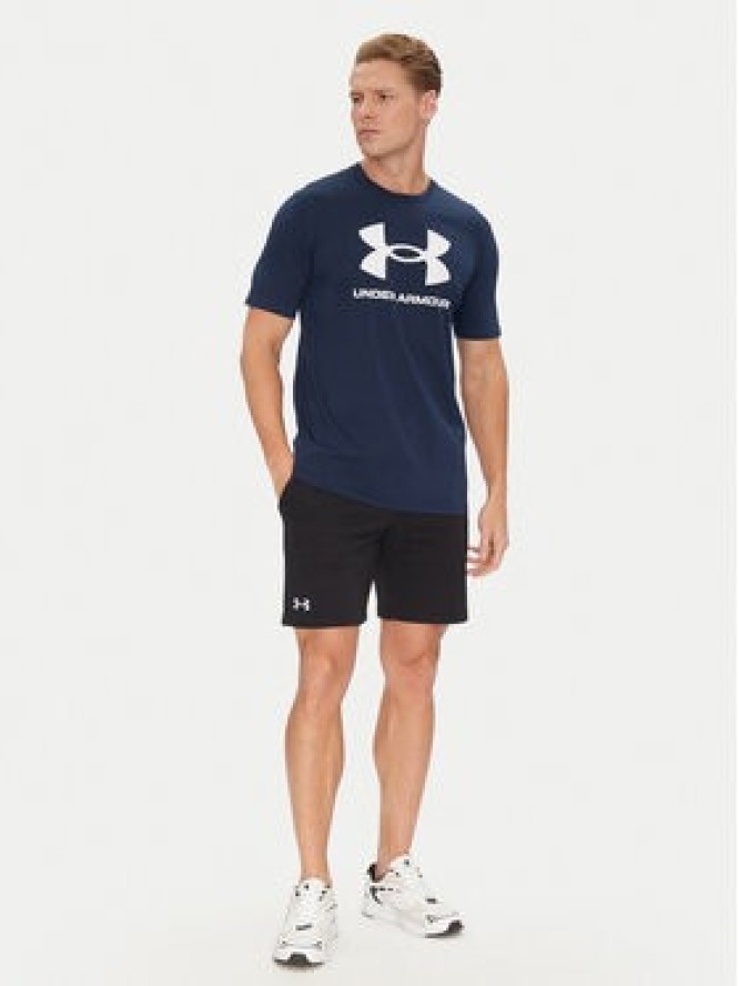 Under Armour Szorty sportowe Rival 1379779 Czarny Regular Fit