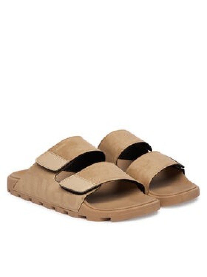 HUGO Klapki Evander 50563303 Beżowy