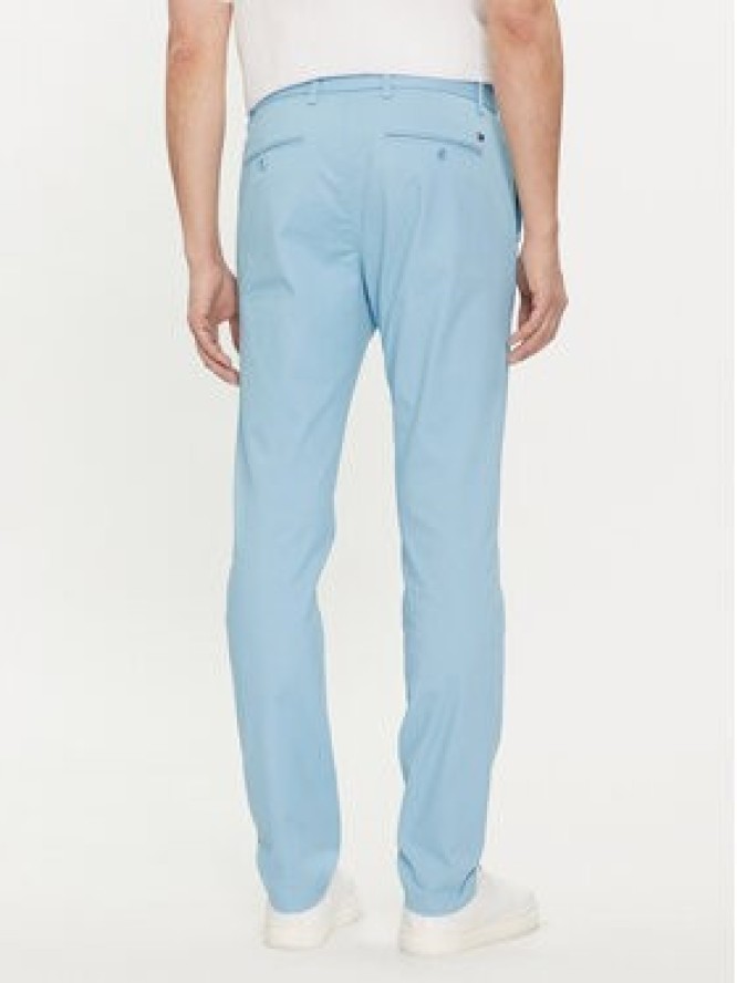 Tommy Hilfiger Chinosy Bleecker MW0MW26619 Błękitny Slim Fit