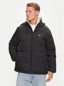 Tommy Jeans Kurtka zimowa DM0DM20003 Czarny Relaxed Fit