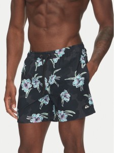 Quiksilver Szorty kąpielowe Everyday Straight Volley 15 EQYJV04121 Czarny Regular Fit