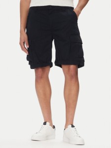 Aeronautica Militare Szorty materiałowe 251BE250CT3501 Granatowy Regular Fit