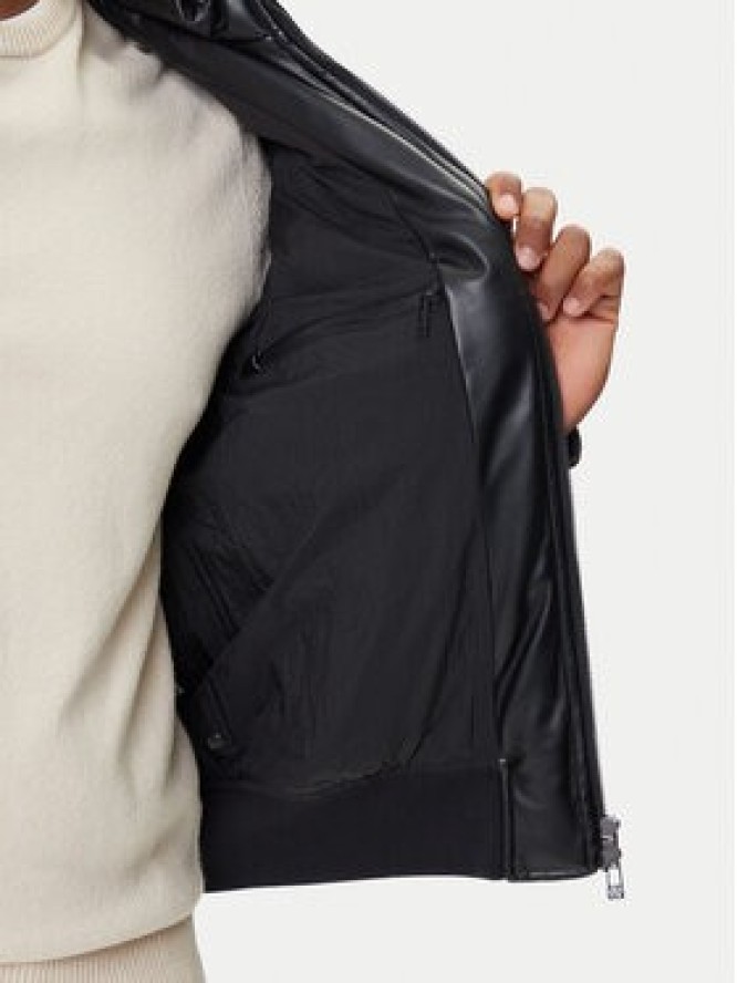 Armani Exchange Kurtka z imitacji skóry XM001124 AF16647 UC001 Czarny Regular Fit