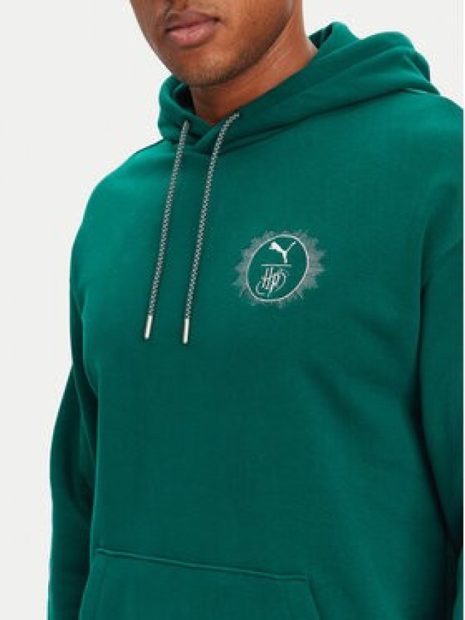 Puma Bluza Unisex Harry Potter 630093 Zielony Relaxed Fit