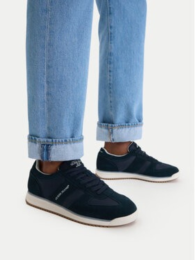 Guess Jeans Sneakersy EO-DELAND-01 WE Granatowy