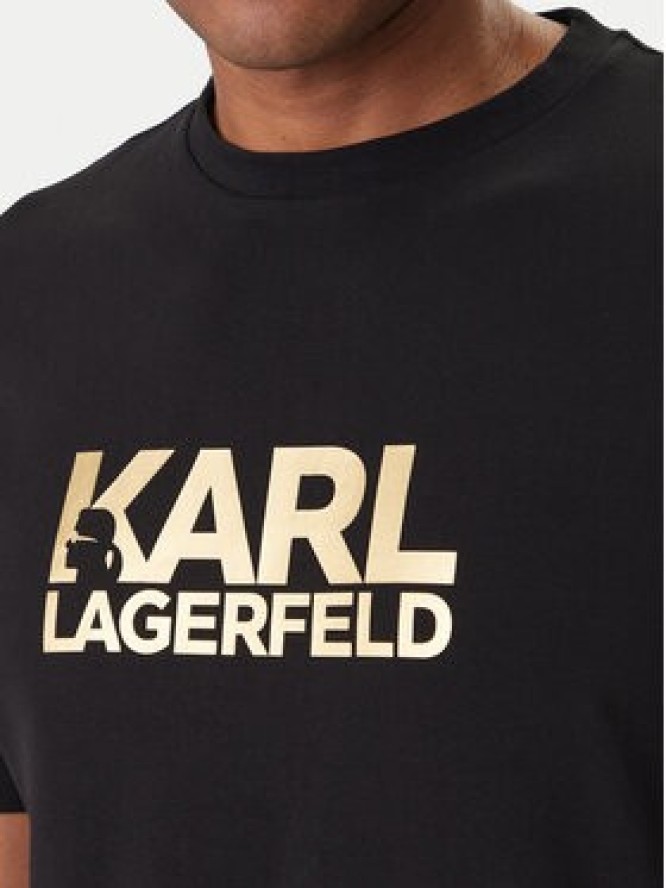 KARL LAGERFELD T-Shirt 755780 561235 Czarny Regular Fit