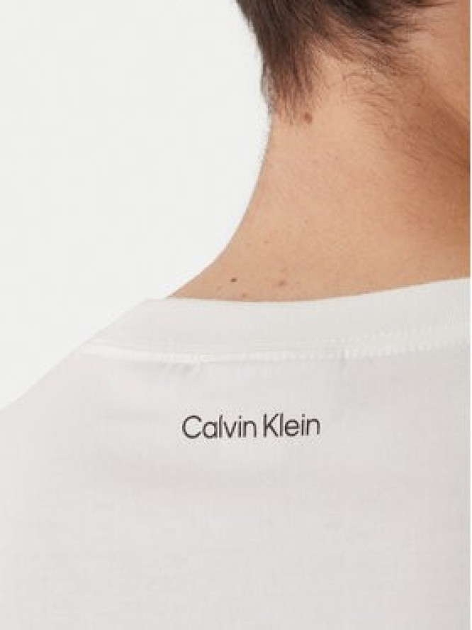 Calvin Klein Jeans T-Shirt LV04RF822G Biały Regular Fit