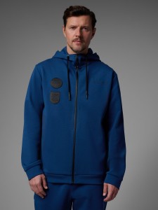 4F Bluza dresowa regular z kapturem męska 4F x Robert Lewandowski - granatowa M