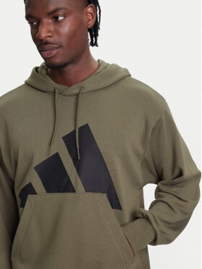 adidas Bluza Essentials Big Logo JE8892 Khaki Regular Fit