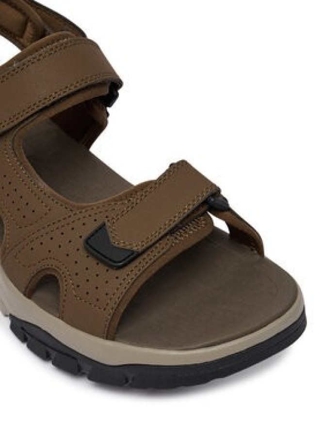 Skechers Sandały Strap River 205724/BRN Brązowy