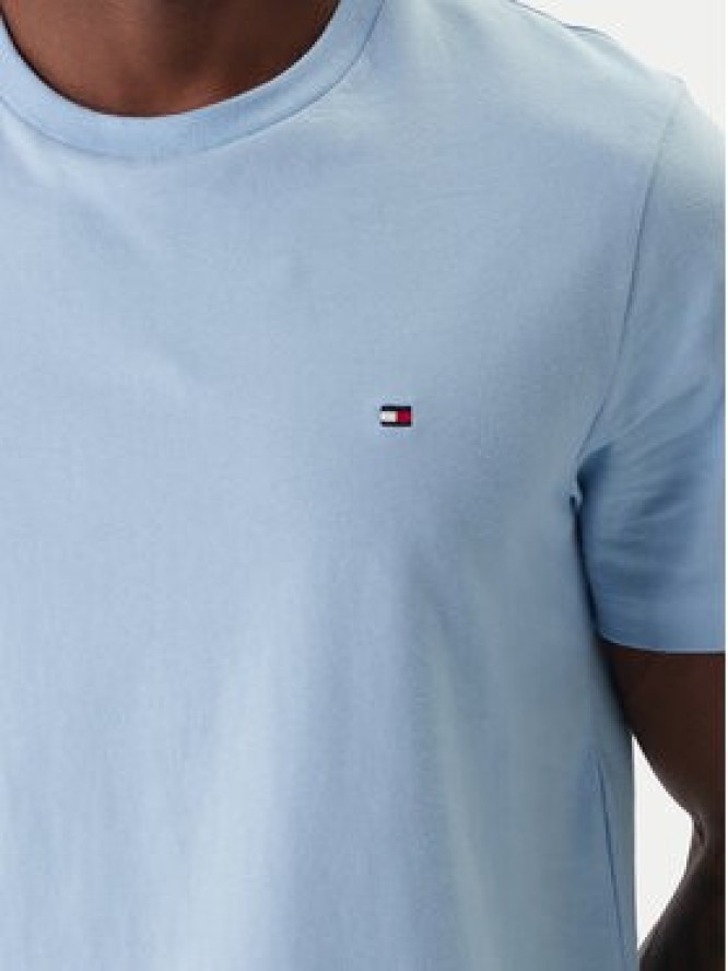 Tommy Hilfiger T-Shirt Ess Seasonal MW0MW39995 Błękitny Regular Fit
