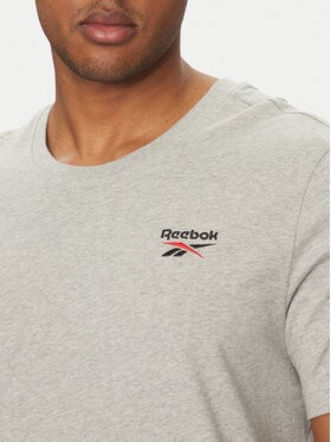 Reebok T-Shirt 100221743 Szary Regular Fit