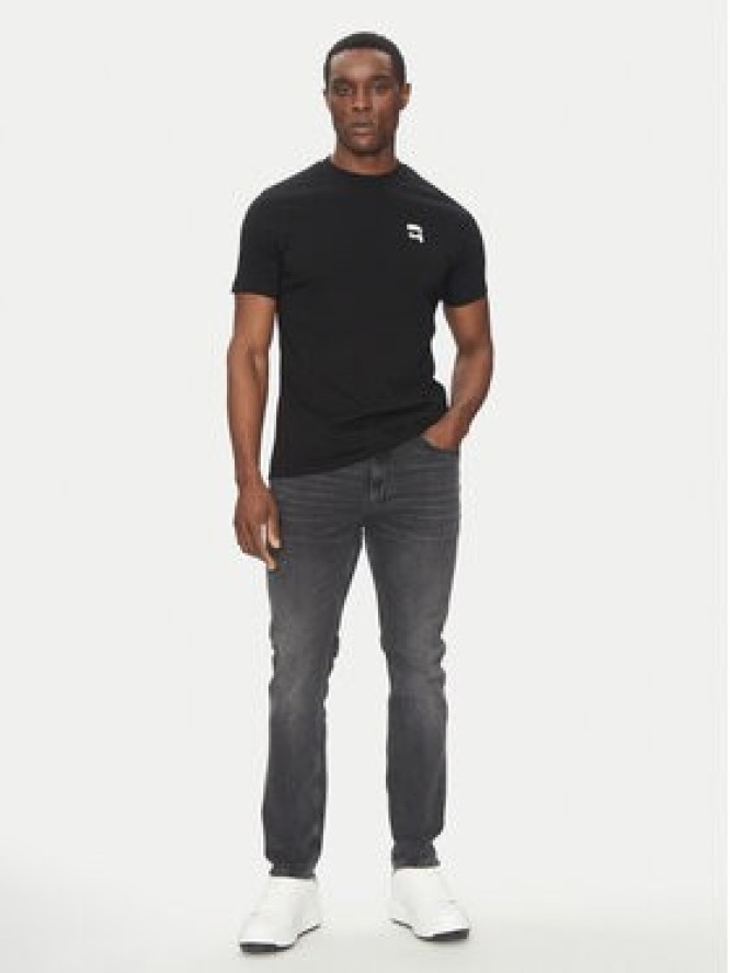KARL LAGERFELD T-Shirt 755710 500224 Czarny Regular Fit