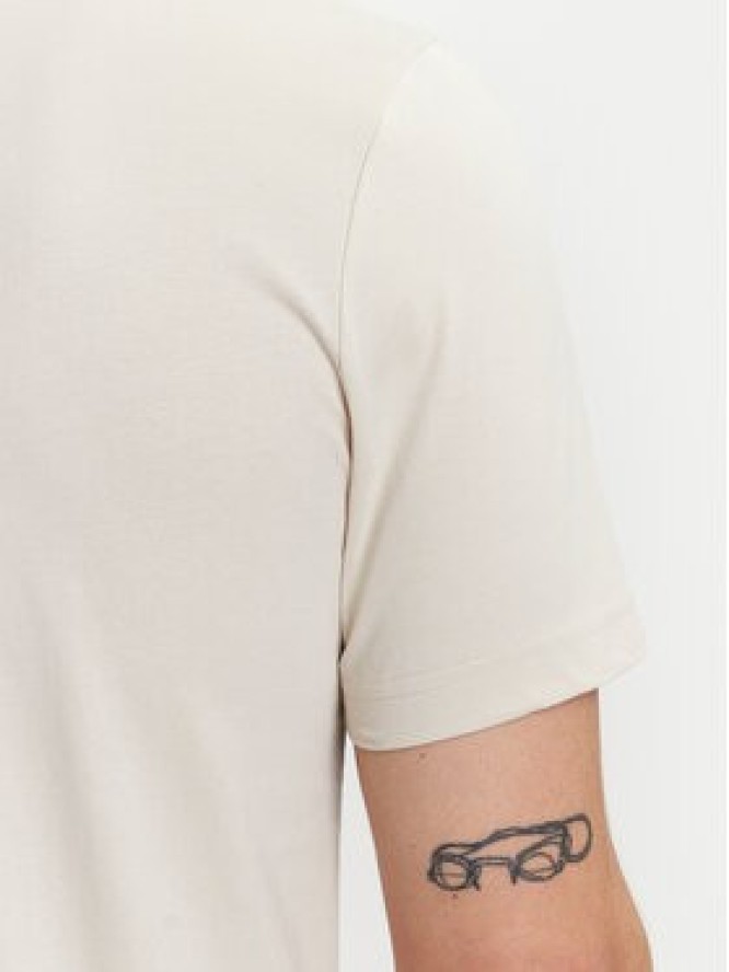 Tommy Hilfiger T-Shirt Brand Love MW0MW40324 Beżowy Regular Fit