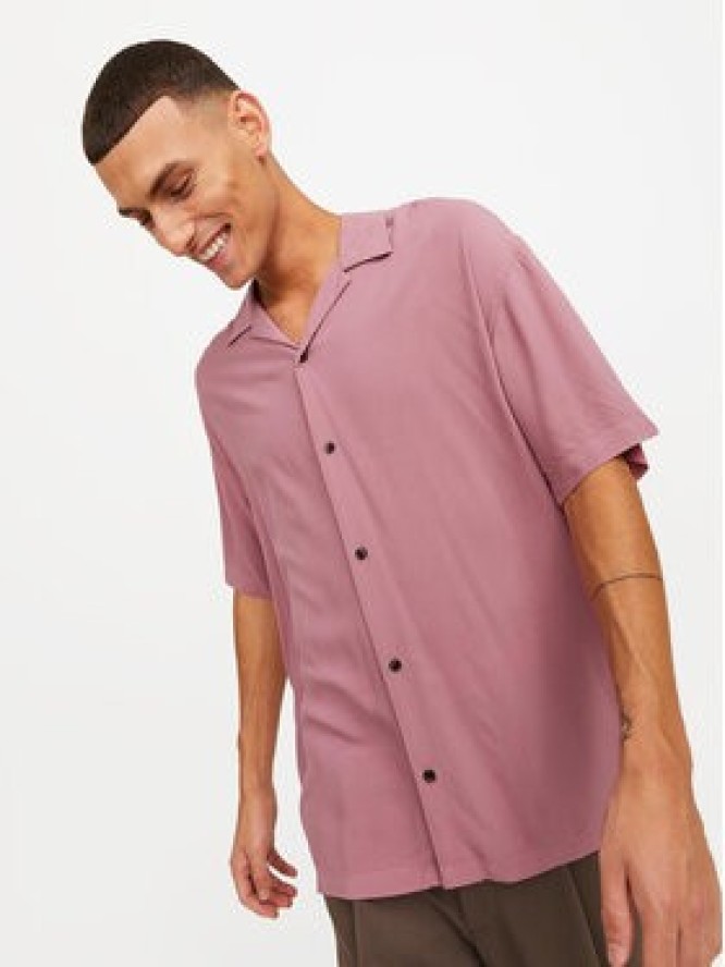 Jack & Jones Koszula Jeff 12248386 Różowy Relaxed Fit