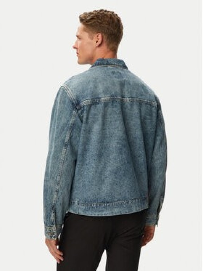 BOSS Kurtka jeansowa Luney BO 50566465 Niebieski Regular Fit