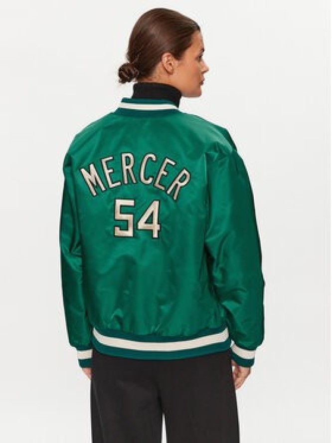 Mercer Amsterdam Kurtka bomber Unisex The Re-Varsity MEAP231010 Zielony Relaxed Fit