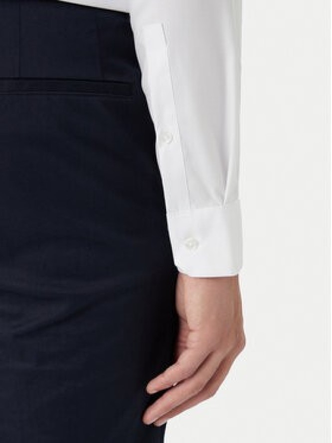Calvin Klein Koszula LV019EU053 Biały Slim Fit