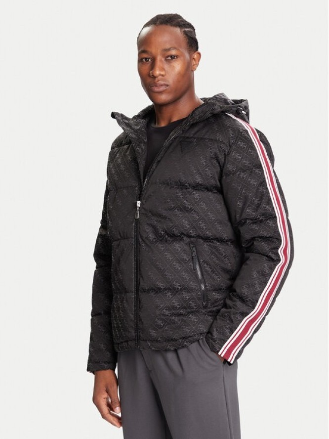 Guess Kurtka przejściowa Z5BL02 WFIQ2 Czarny Regular Fit