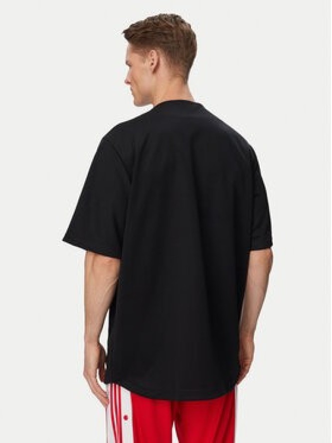 adidas T-Shirt Summer League Varsity Baseball KE2244 Czarny Oversize