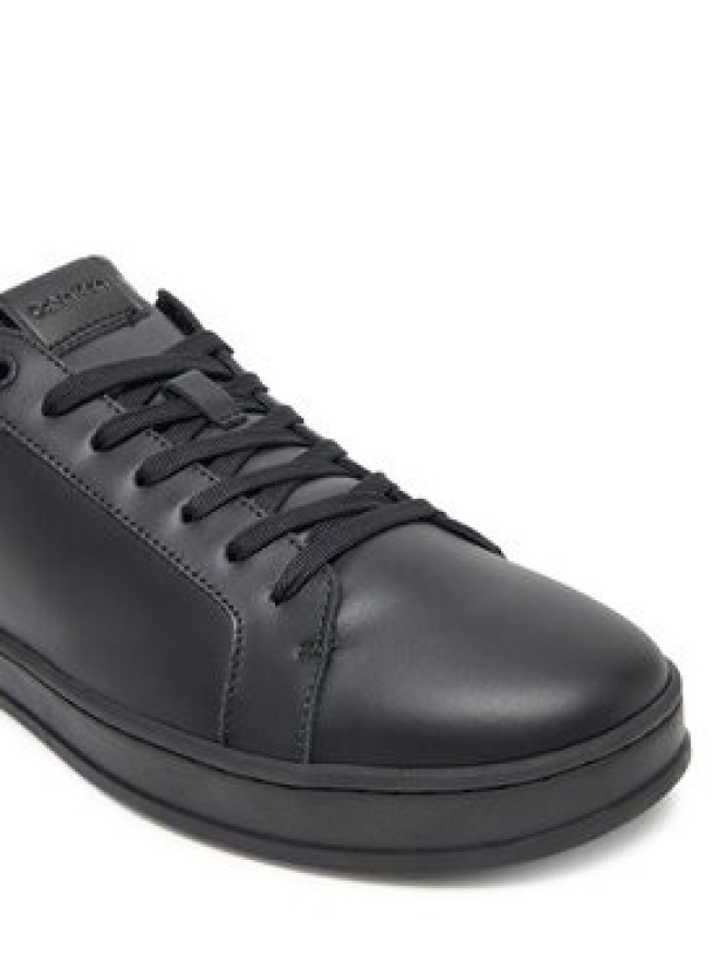 Calvin Klein Sneakersy Low Top Lace Up Lth HM0HM01971 Czarny