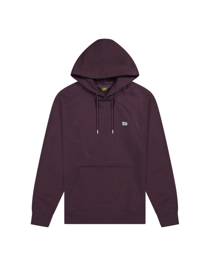 MESKA BLUZA LEE PLAIN HOODIE DEEP WINE 112371837