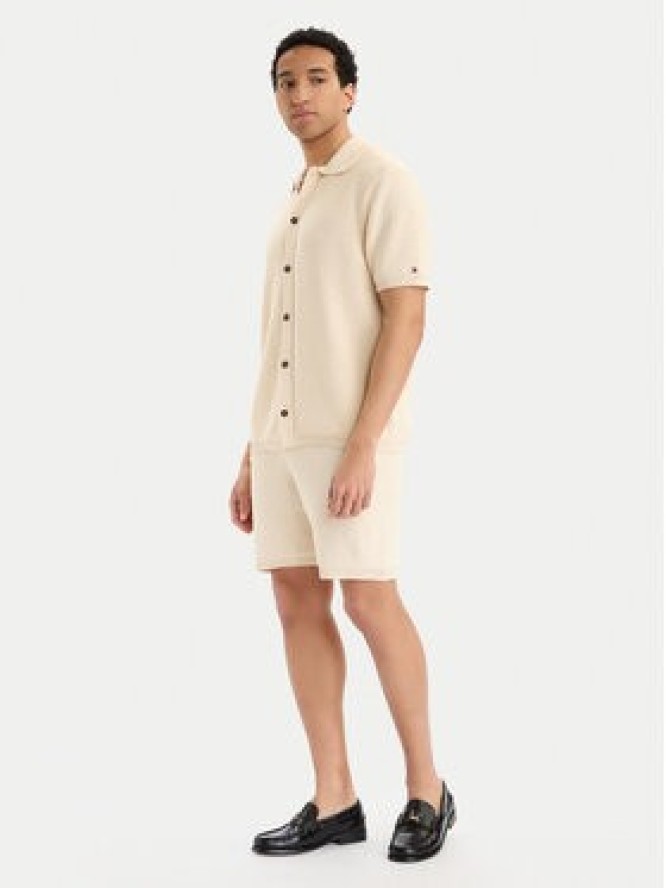 Tommy Hilfiger Koszula MW0MW42796 Kremowy Regular Fit