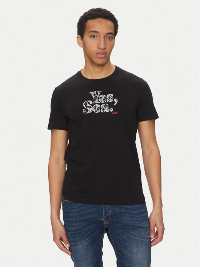 Liu Jo T-Shirt QA5190 J4924 Czarny Regular Fit