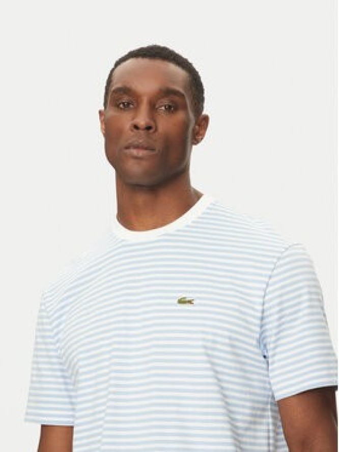 Lacoste T-Shirt TH9749 Błękitny Regular Fit