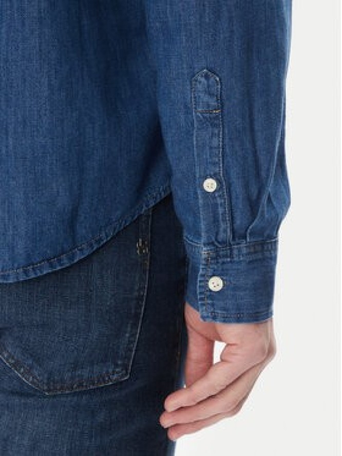 Calvin Klein Jeans Koszula jeansowa J30J327509 Granatowy Regular Fit