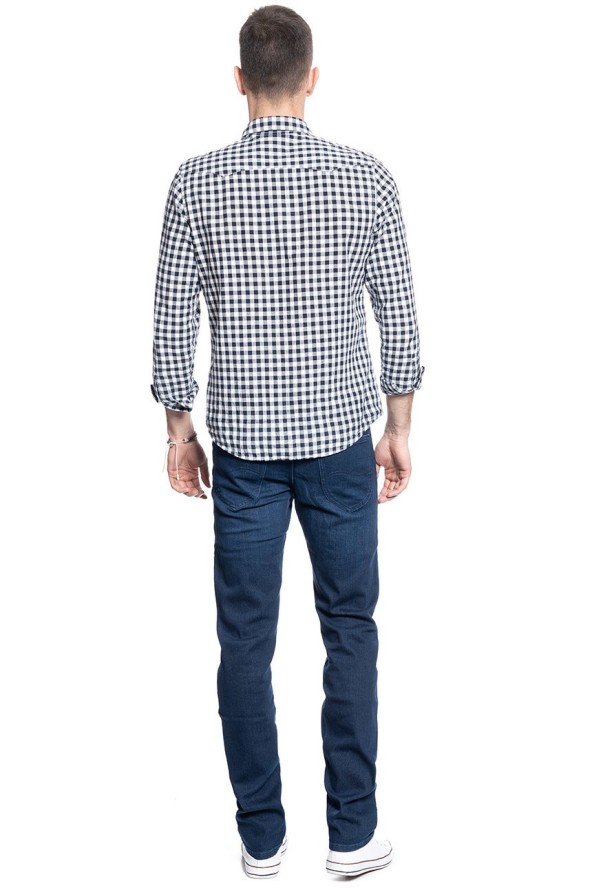 LEE SPODNIE MĘSKIE Daren Zip Fly CLEAN DK RAY L707NOTV 112118303