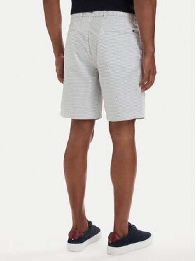 Tommy Hilfiger Szorty materiałowe Dover Print MW0MW42353 Biały Slim Fit