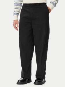 Guess Chinosy M5YB60 WGCV1 Czarny Wide Leg