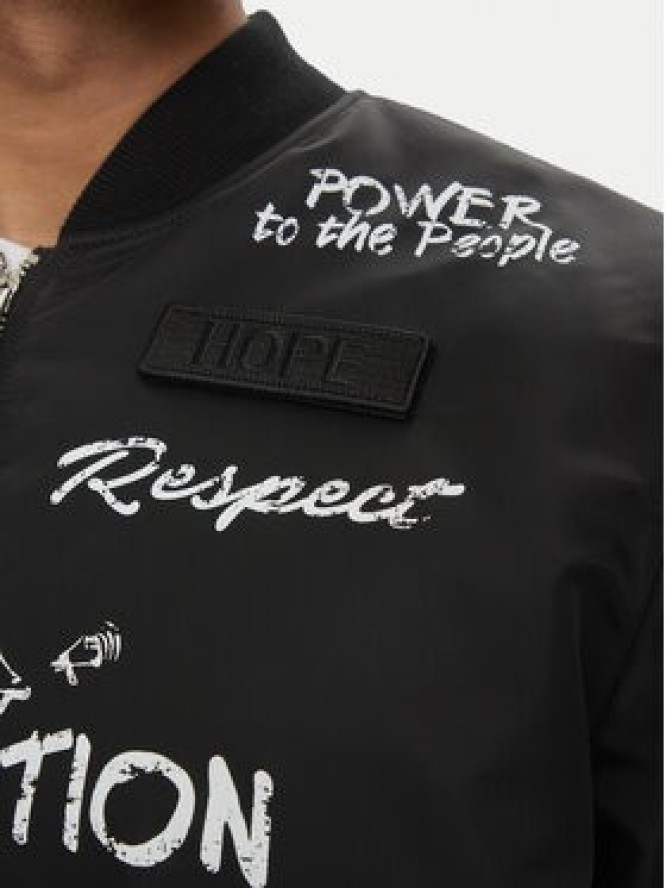 Alpha Industries Kurtka bomber MA-1 Peace 156136 Czarny Regular Fit