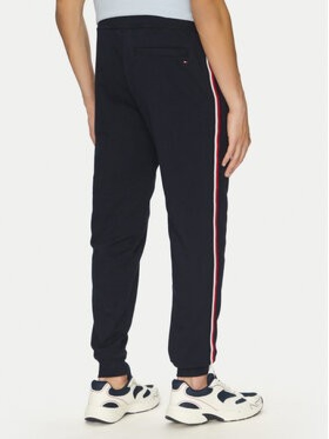 Tommy Hilfiger Spodnie dresowe Global Stripe MW0MW38696 Granatowy Regular Fit