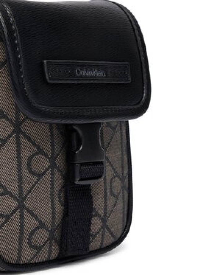 Calvin Klein Saszetka Mixed Emblem Aop LV04D3527G Beżowy
