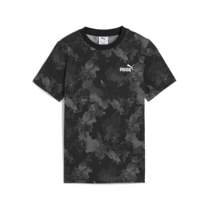 Młodzieżowa koszulka Essentials Camo z nadrukiem na całej powierzchni PUMA