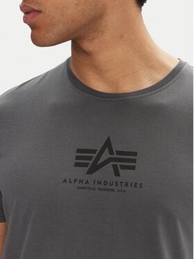 Alpha Industries T-Shirt Basic 118533 Czarny Regular Fit